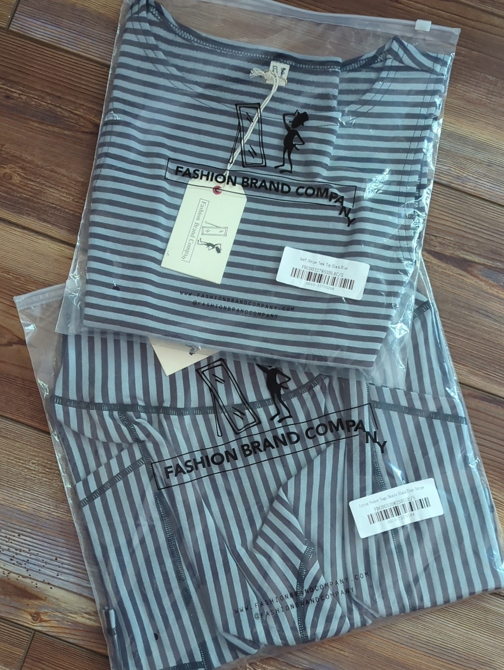 NWT Fashion Brand Company Surf Stripe Set - Picture 2 of 9